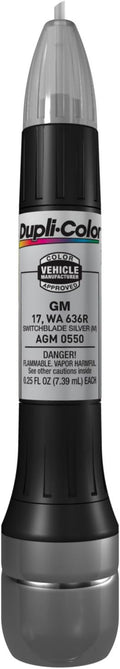 Dupli-Color AGM0550 Scratch Fix All-In-1 Exact-Match Automotive Touch-Up Paint – General Motors Switchblade Silver – 0.25 oz. Paint Pen