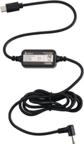 Cobra USB-C to Barrel Connector Radar Detector Power Cable Radar Detectors, Compatible RAD350 380 450 480i 700i and Suitable for Radar Detector Windshield Mount