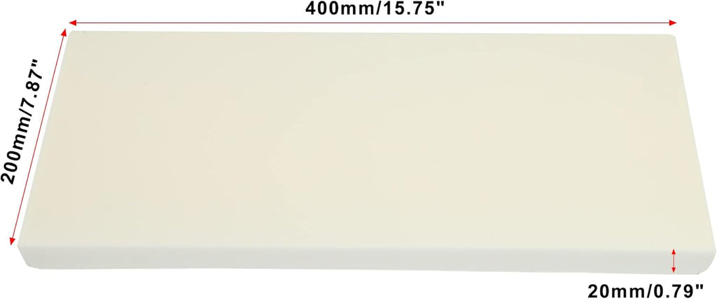 X AUTOHAUX 400x200x20mm 4pcs Car Garage Wall Guard Door Bumper Protector Anti Collision Waterproof White