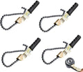 Mytee Products 4 Pack 15" Heavy-Duty Oil Filter Chain Wrench for 4" Diameter Filters – Rivet Locking Mechanism & Ideal for Chain Oil Filter Remover & General Maintenance Tasks