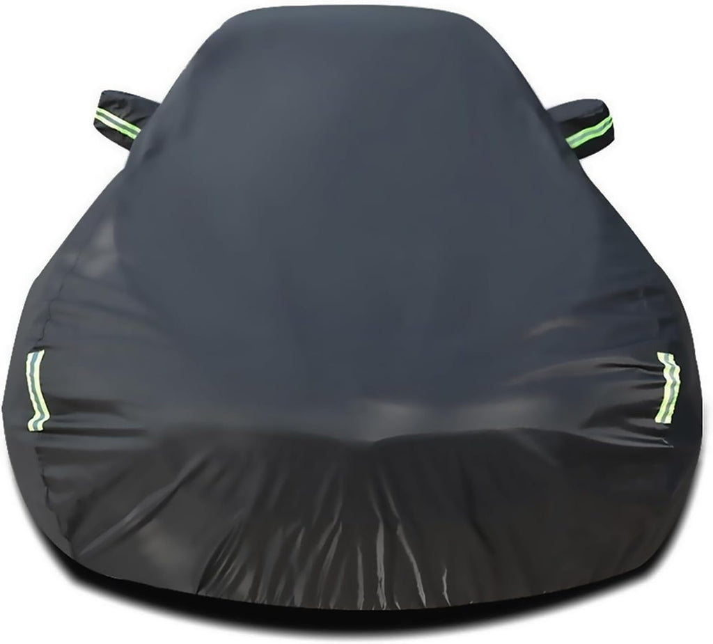 Custom Car Cover Compatible with Ford Mustang 2025-1994 1965-1973 Convertible Coupe, Waterproof All Weather Mustang Cover with Cotton Lining, Heavy Duty Rain Snow Sun UV Covers for Outdoor