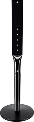 Heavy Duty Parking Sign Base Cast Iron 48" Parking Sign Post, Heavy Duty Cast Iron Sign Holder Base, Movable Sign Stand Suitable for Hanging Warning, Notice, Guiding Sign Display Stand (Black)