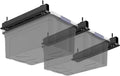 3 Pack Overhead Storage Bin Rack, Ceiling Racks for Utility Bins Organization, Heavy Duty Rack Ceiling Garage Storage for Supports Most Bins Container (for 2 Bins, Bins are not included)
