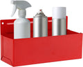 Magnetic Aerosol Spray Can Holder, Magnet Toolbox Bottle Holder, Tool Box Storage Rack for Garage and Home, Craft Workspace, Mechanic Paint Bottle Can Organizer, Red, 3"x8.3"