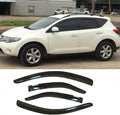 94077 Side Window Wind Vent Deflector,4pcs Outside Mount Style Nice Sun Rain Guards Set,Window Visor fit for 2009-2014 Nissan Murano