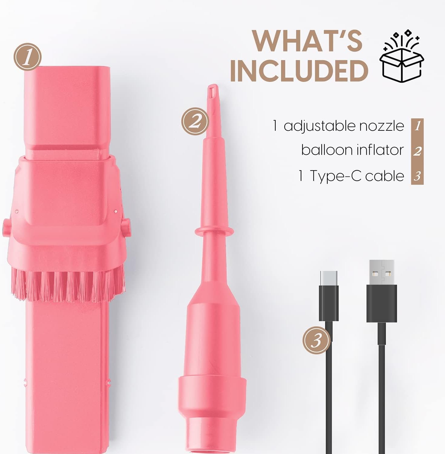 STARUMENT Handheld Vacuum Cleaner - Cordless Vacuum Cleaner for Cleaning Dust, Dirt, Pet Hair Suction - Compact, Rechargeable & Wireless Device for Home, Office, Car - USB-C Cable, Crevice Suction