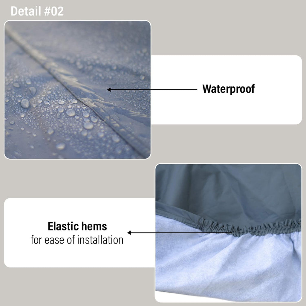 Supreme Full Car Cover – for Pontiac Catalina 1962-1976 Hardtop 2-Door Semi Custom Fit Waterproof Full Coverage All Weather Windproof Dust Proof Indoor Outdoor Automobile