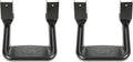 Kojem 2 Pcs Universal Side Step Compatible with 1967-2020 Chevy Chevrolet GMC Ford Isuzu Mitsubishi Dodge Jeep Nissan Toyota Mazda Side Hoop Step Electrophoresis Black Aluminum