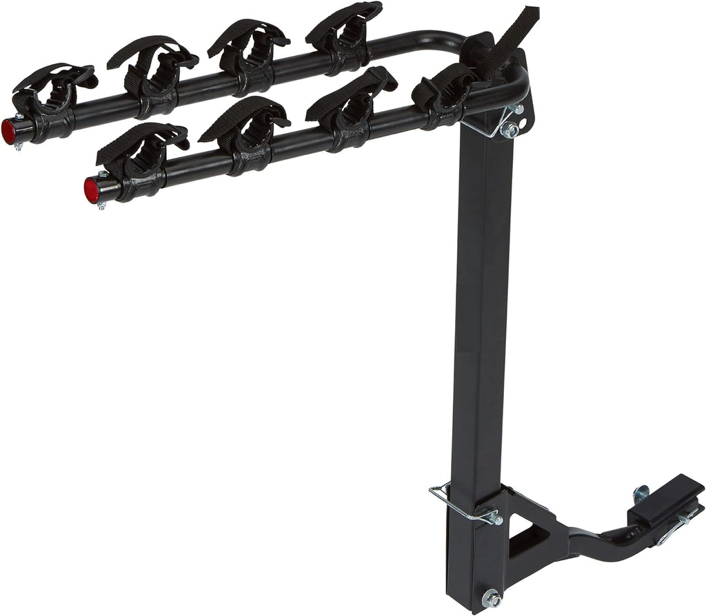 Young 4 Bike Rack - Bicycle Racks Mount Carrier for Cars, SUV and Minivans with 2" or 1-1/4 inch Hitch Receiver, Easy Assembly and Safe Locking