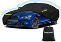 Car Cover for BMW M4/ 4 Series 420i 428i 430i 435i 440i /4 Coupe 2014-2024, Waterproof 210D Oxford Cloth and Cotton Cover Outdoor Full Car Covers with Zipper Windproof Heavy Duty All Weather