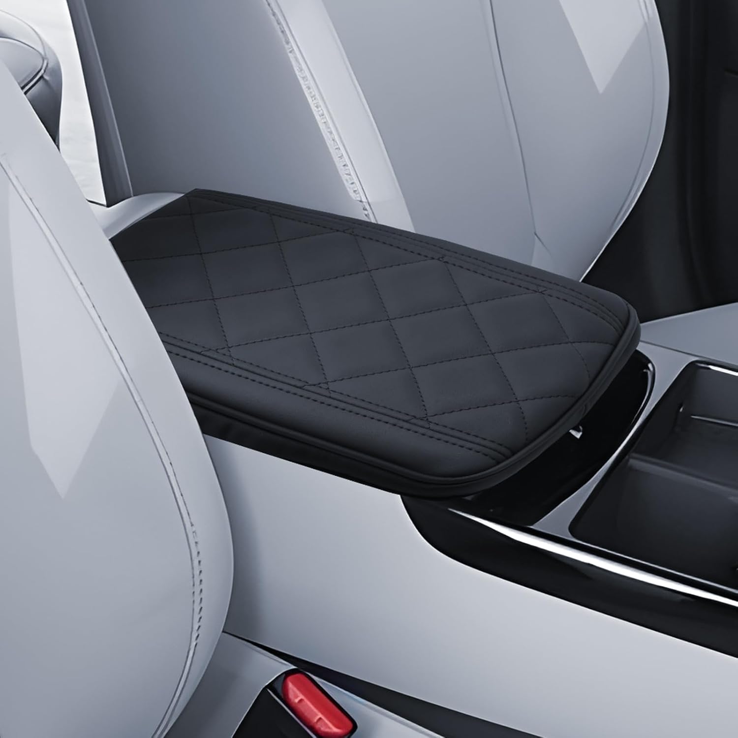 Armrest Cover for Hyundai Tucson 2025 Accessories Center Console Middle Lid Pad Protector for Car Elbow Rest