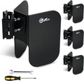 4 Pack E-Track Wheel Chock for E-Track System |E Track Motorcycle Wheel chocks for Dirt Bikes|E-Track Accessories for Enclosed Trailer E-Track Wall Mount Motorcycle Tire for Garages Trailers