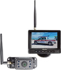 Haloview MC5111 5'' 720P HD Digital Wireless Backup Camera System 5'' LCD Rear View Monitor and IP69K Waterproof Reversing Built in DVR Kit for Trucks/Trailer/Bus/RVs/Pickups/Camper/Vans
