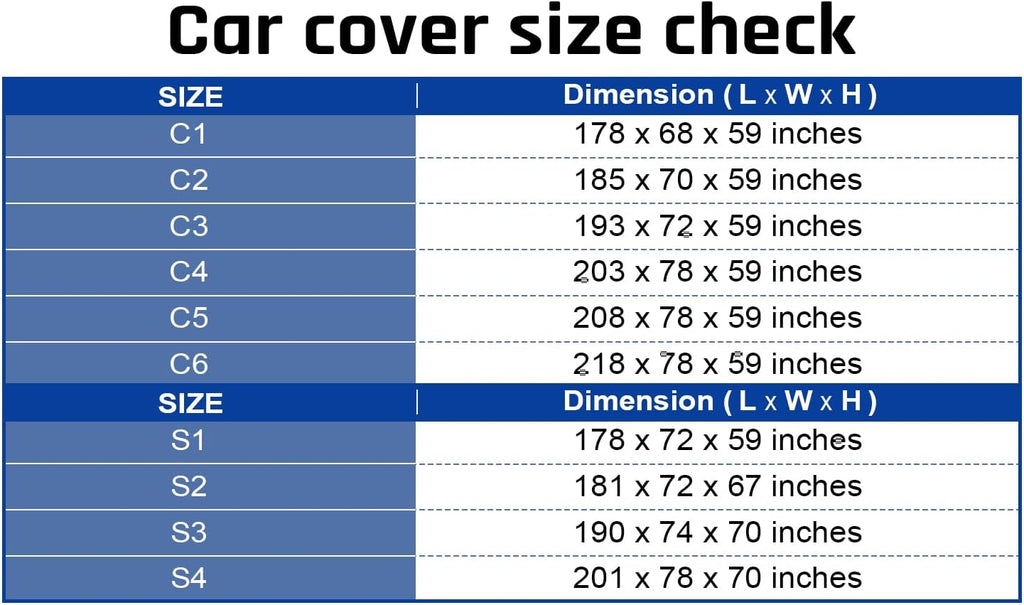 6 Layer Heavy Duty Car Cover Waterproof All Weather Protection with Cotton Liner, Universal Fit Nissan Versa, Hyundai Accent, Mazda MX-3 RX8, Subaru BRZ, Audi TT, Porsche 718 Boxster Cayman