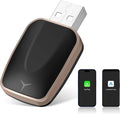 Mini Wireless CarPlay Adapter for iPhone, 2 in 1 CarPlay and Android Auto Wireless Adapter for Cars, Plug & Play, Fast Connection for Android 11+ and CarPlay iOS 10+