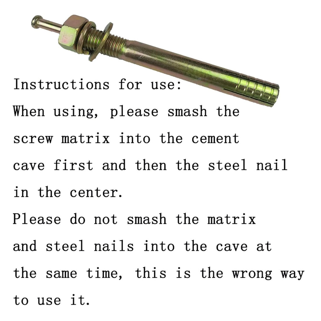 Car Lift Expansion Screw Auto Lift Special Screw Car Lifter Lift Machine Anchor Bolt Screws Concrete Anchor Bolts Lifts Bolts (1, 16 * 150mm)