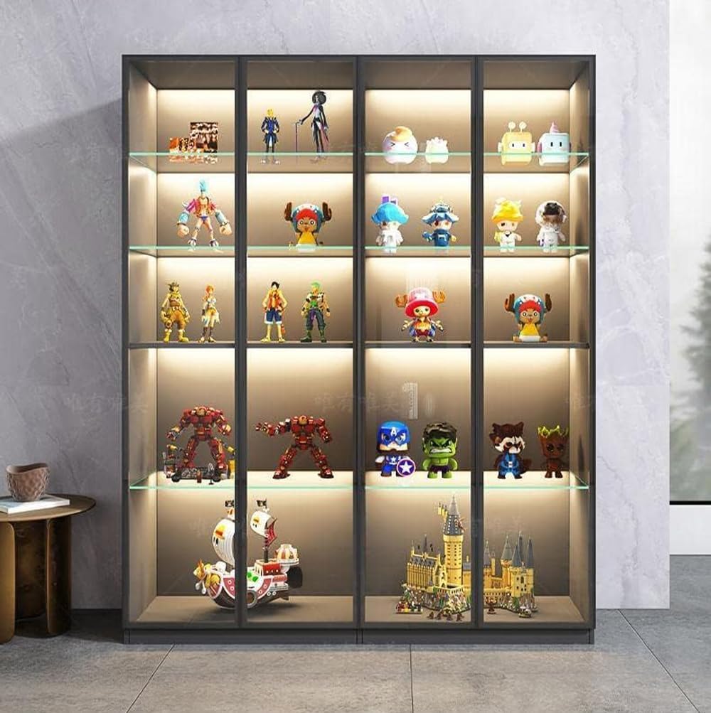 Premium LED Light Strips Kit: 6 x 12 Linkable Bars + Rocker Switch for Warm White Ambient Lighting in Cabinets, Closets, Shelf, Display Case, Showcase Lighting, 3000K Warm White