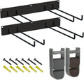 2-Pack Folding Chair Storage Rack – Heavy-Duty Wall Mount Hanger for Garage, Yard, Lawn Chairs – Solid Metal, Holds 240 lbs – Space-Saving Organizer for Camping & Beach Chairs