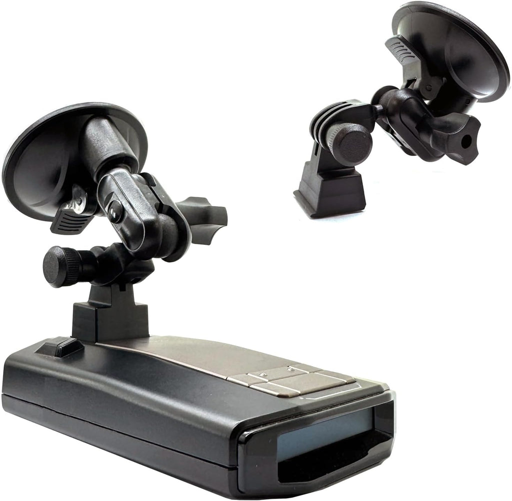 ChargerCity Replacement Windshield Suction Mount w/Magnetic Dock Cradle for RAD 700i Dual Pro 360 & Road Scout Radar Detectors (EZ Magnet Connection)