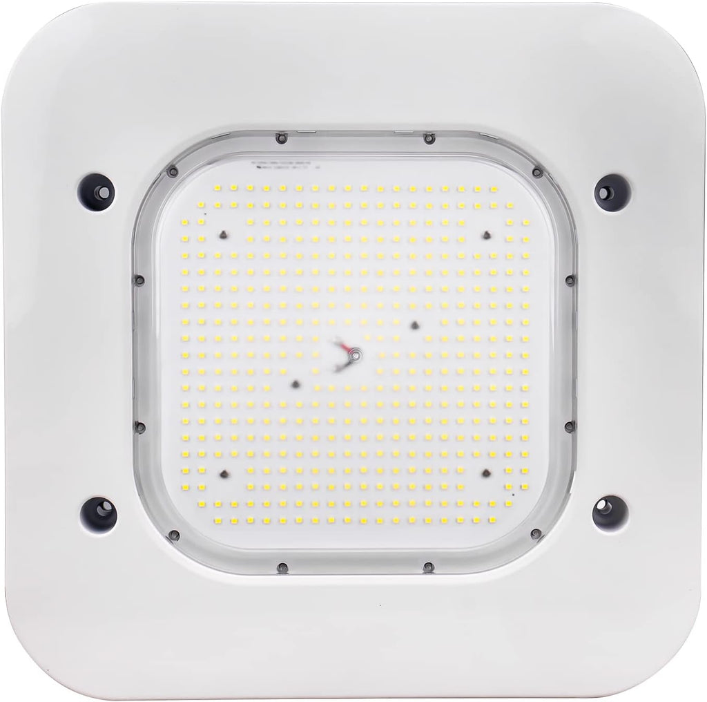 OSTEK LED Gas Station Canopy Light, 150W Carport Ceiling Light 5700K, Outdoor Rated (600W HID/HPS Equivalent), 90-277V IP65 DLC & UL Listed