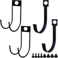 4-Pack Storage Shed Hooks for Suncast,Resin Shelf Accessory Outdoor Sheds Storage,with EZ Bolt Assembly,Replaceable Screws, Reusable,for Suncast Select Outdoor Shed Models