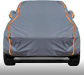 KEYOOG Universal Waterproof Heavy Weight Full Car Covers, Fit SUVs, All Weather, Outdoor Full Cover Weatherproof UV Sun Protection Snow Dust Storm Resistant with PEVA Cotton, Fit Length 178"-189"