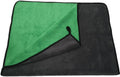 Large Microfiber Drying Towel for Car, Great Thick Soft Plush Towels, 36 x 24inches 800GSM Thickness, Quality, Washable, Absorbency No Scratch Lint Free Drying Towel (36 x 24inches,Grey-Green,1pack)