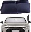 Windshield Sun Shade Umbrella for 2023-2025 Toyota Crown Accessories: Custom Fit 240T Silver, Double Thickened, Foldable Sunshade Window Sun Visor, Ultimate 99% UV Blocking for XLE, Limited, Platinum