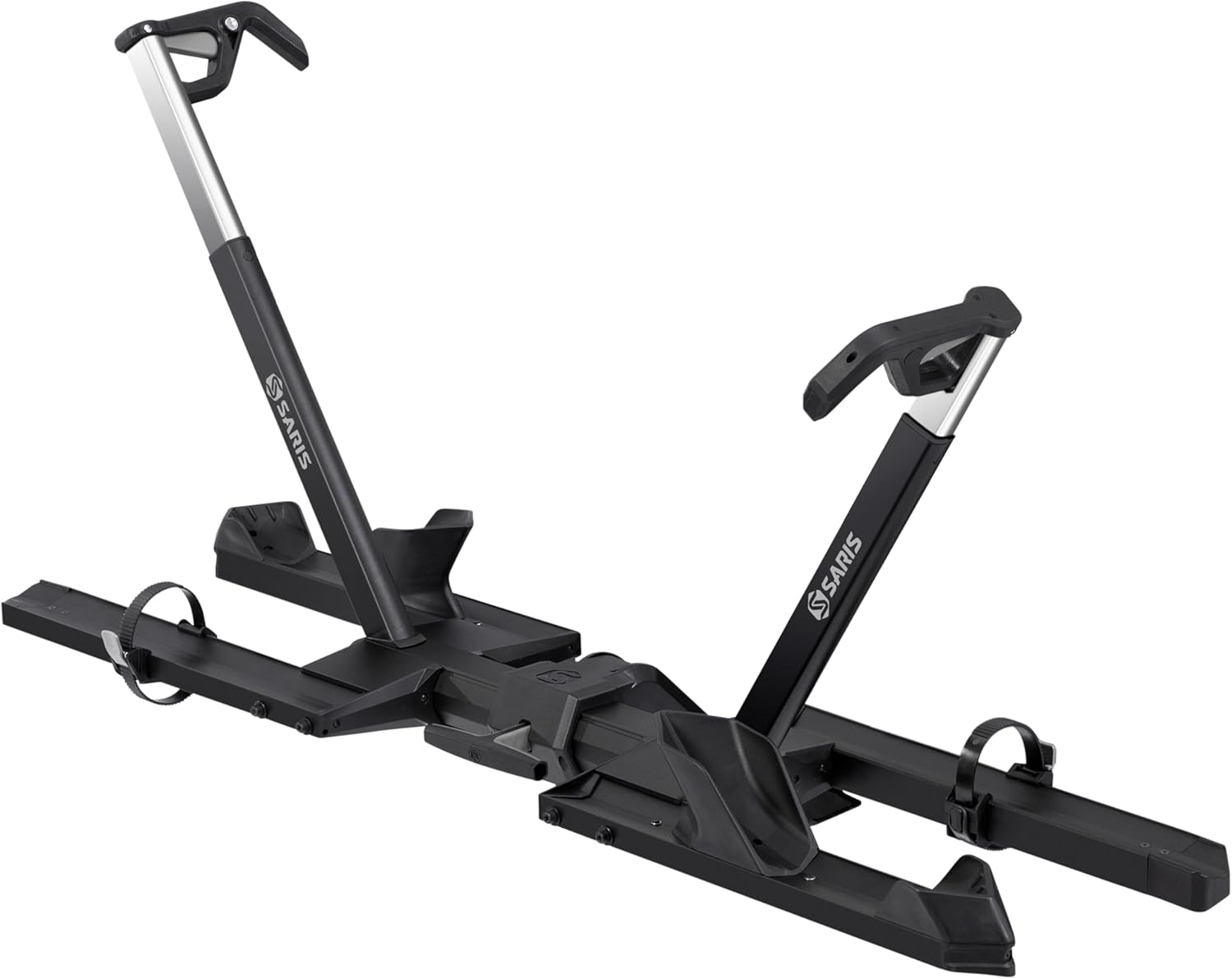 Saris SuperClamp G4 2-Bike Hitch Rack – Lightweight Platform Bike Carrier, Zero Frame Contact, Tool-Free, Tilt & Fold, Supports eBikes, Fits 1.25" & 2" Hitch – Carries 2 Bicycles Up to 60 lb. Each