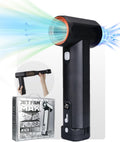 Jet Fan MAX - KiCA Jetfan Car Air Blower and Vacuum Turbo Fan,Electric Cordless Strong Blower 85000 RMP for Car Window Snow/Leaf Clearing,Dry Motocycle,Computer Dust Remove,Outdoots,Long Battery Life