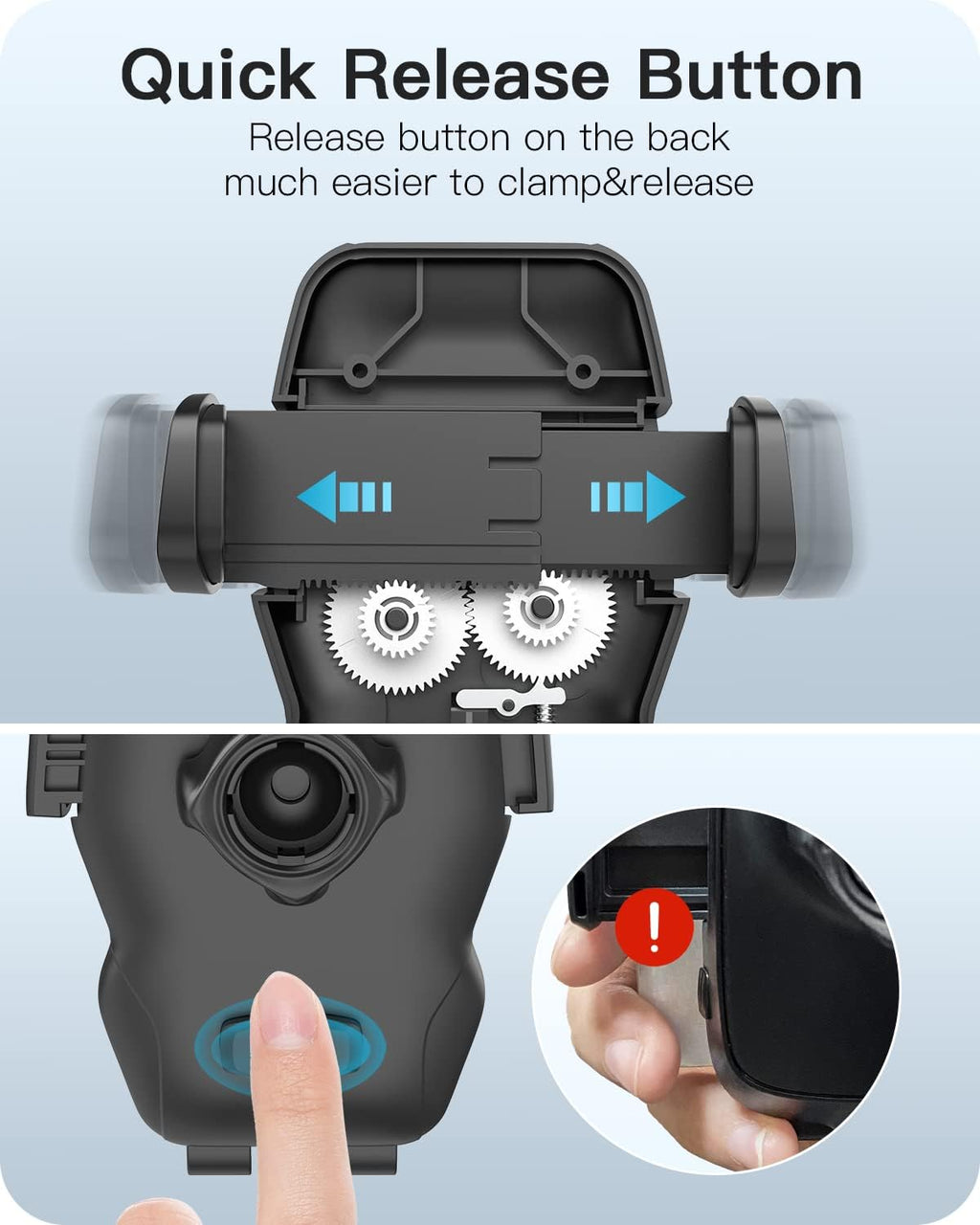 APPS2Car Phone Holder for Car Windshield/Dashboard/Window, Cell Phone Mount for Car Truck, Compatible with iPhone, Samsung, Google, LG and More