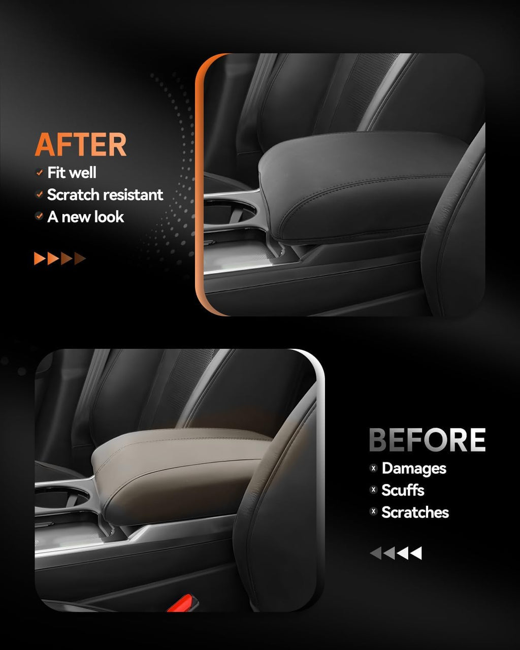 CDEFG for 2025 2026 Acura RDX Center Console Cover Armrest Box Cover for RDX A-Spec Accessories Console Arm Rest Protector