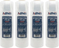 ADHES Heavy Duty Shrink Wrap Roll, 18 Inch x 1500 Feet, 4-Pack Stretch Wrap Stretch Film, 80 Gauge Industrial Strength Plastic Moving Rrap for Pallet Wrap, Furniture Wrapping Moving & Protection
