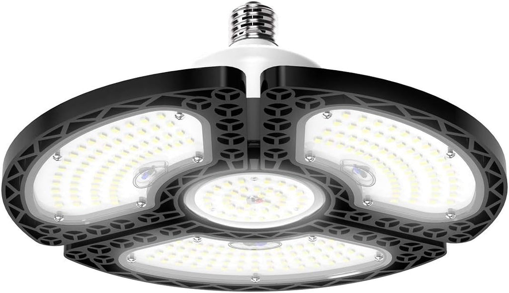 LED Garage Light 120W Deformable LED Ceiling Lights 18000 Lumens Led Shop Lights for Garage