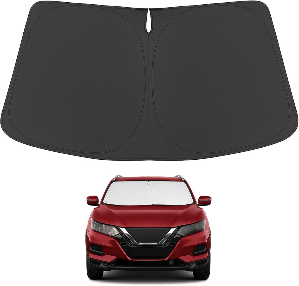 Proadsy for Nissan Rogue 2014-2020 Windshield Sun Shade 4-Layer Foldable Front Sunshade Protector Sun Visor Blocks UV Rays Keep Car Cooler