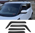 94367 Sunproof Waterproof Side Window Wind Deflector, 4pcs Protective Replacements Rain Guards Set, Window Visor fit for 2014-2019 Kia Soul