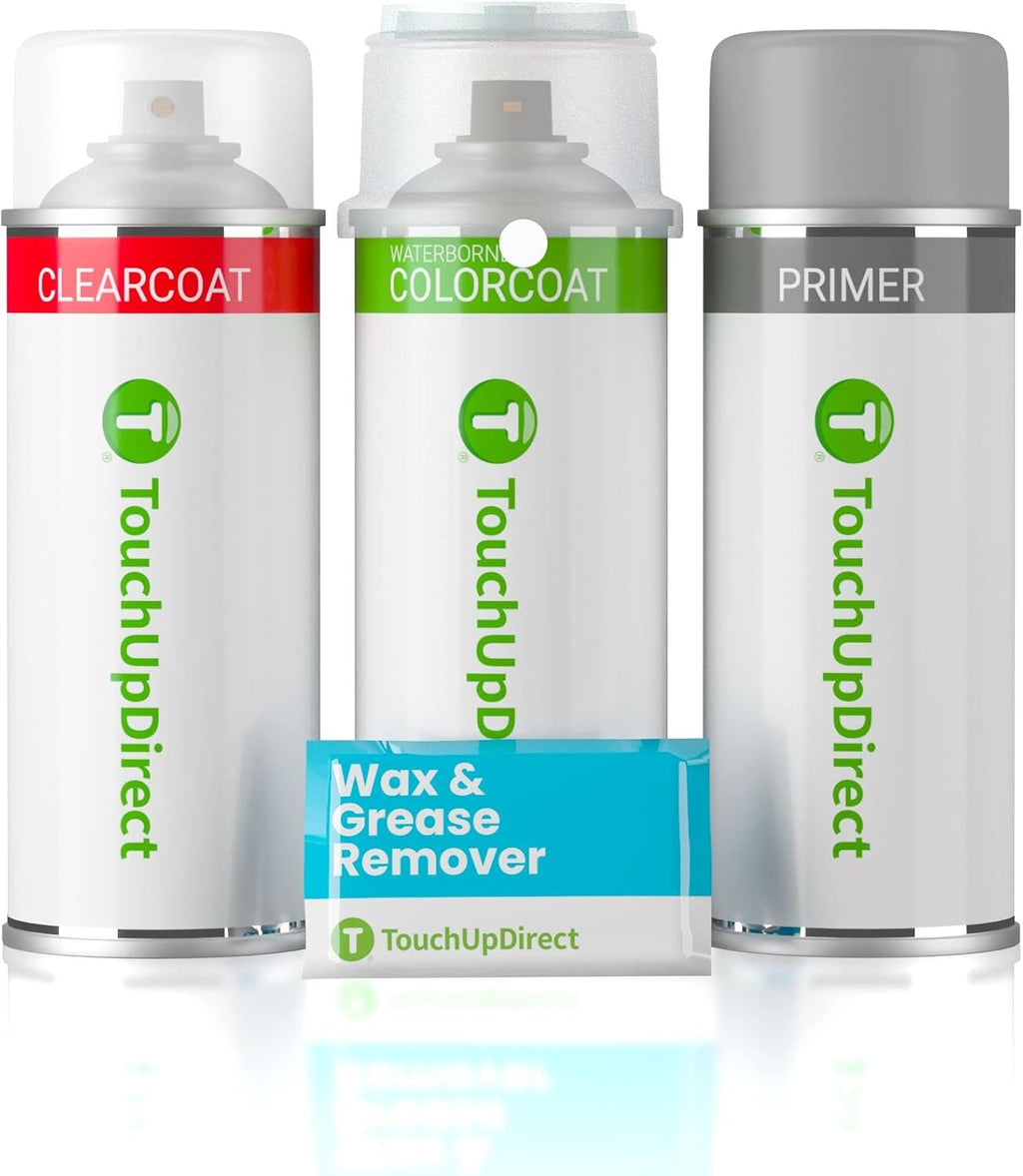 TouchUpDirect 040 Super White Compatible with Toyota Exact Match Touch Up Paint Aerosol - Preferred Kit