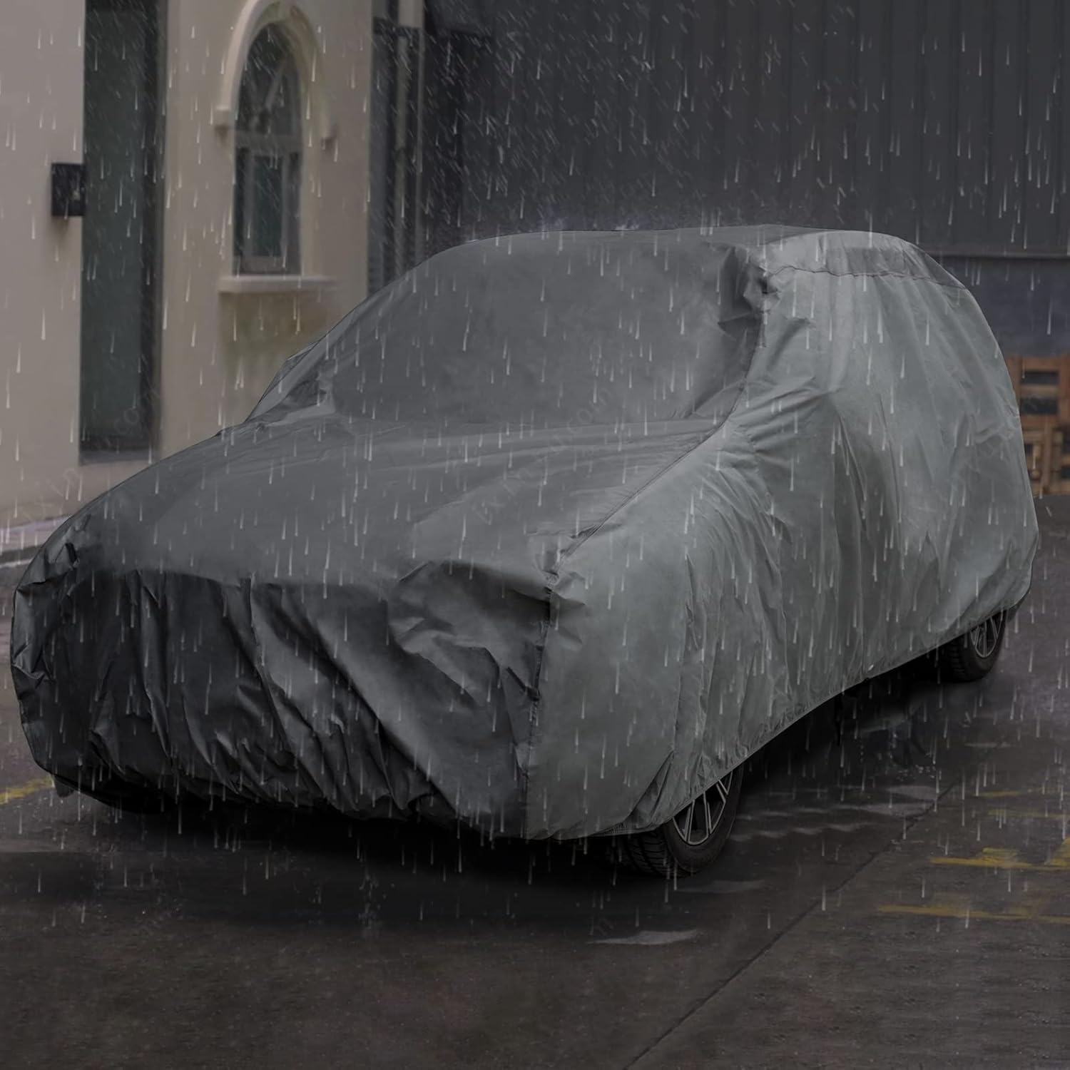 XCAR Ultra Light Waterproof SUV Car Cover for Automobiles All Weather Protection, Windproof & Breathable, Fits Cars Up to 187"