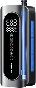AUTOONE Tire Inflator Portable Air Compressor, 150PSI Air Pump for Car Tires with Tire Pressure Gauge, 3X Faster One Click Smart Cordless Tire Air Pump for Car, Motorcycle, Bike, Ball and More