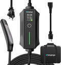 Tesla Charger Level 1-2 EV Charger,120V-240V,16A, NEMA 5-15 & 6-20 Plug,25FT