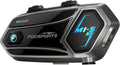 Fodsports M1-S Air Motorcycle Bluetooth Headset with Music Sharing, 4-Way Motobike Intercom, 1000 m Group Helmet Communication System, Quick Pairing/FM Radio/Handsfree/Stereo Music(1 Pack)