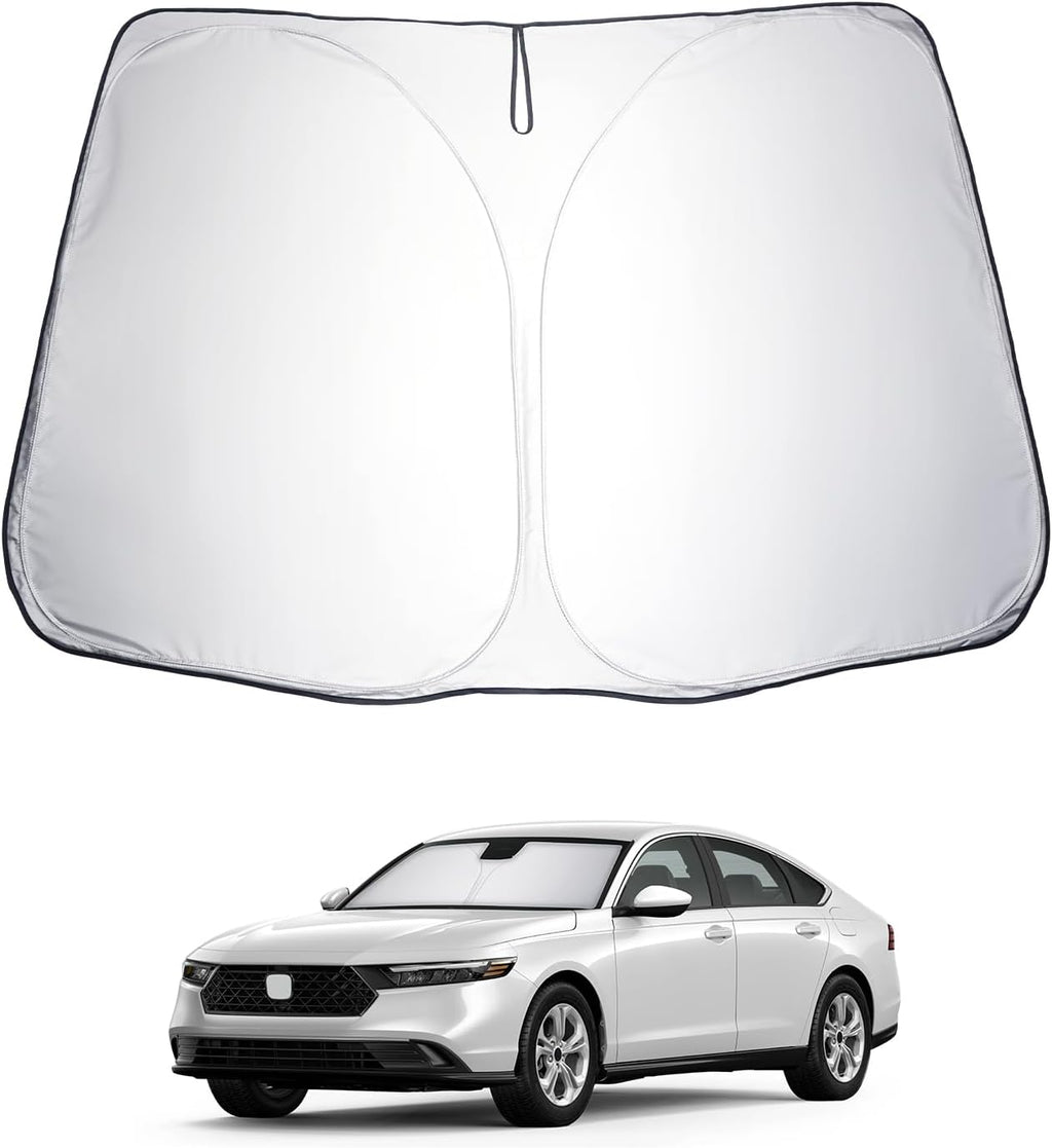 LUWU for 2024 2025 Honda Accord Windshield Sun Shade 2025 Honda Accord Windshield Sunshades Accessories Sunshade Cover Block UV Ray Front Window Sunshade
