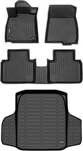 ANBINGO®Floor Mats Fit for 2018-2022 Honda Accord (Include Hybrid Models)& Cargo Liner All Weather Mats for Accord 2019 TPE Car Mat Rugs for Accord 2020 Rubber Trunk Carpet for Accord 2021 Accessories