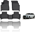 KELCSEECS Floor Mats Custom for Q7/SQ7 2025 2024-2020 & Q8/SQ8 2025 2024-2019 Car Mats TPE All Weather Floor Liners Custom for Q7 and Q8 Front & 2nd Rear Row Accessories