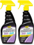 Invisible Glass 92183-2PK Hybrid Ceramic Rain Repellent and Glass Cleaner Cleans and Protects Car Windows and Windshields with Long-Lasting Water-Repellent Si02 Technology, 16 Fl Oz, Pack of 2