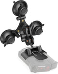 Radar Detector Mount, Triangular Suction Cup Mount,Windshield Radar Detector Suction Cup Bracket (for Valentine V1 Radar Detector Model)