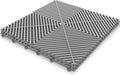 50PCS|15.7"x15.7" Garage Flooring Tiles, Non-Slip Interlocking Plastic Garage Floor Mat, Garage Organization & Garage Storage, Vented Pattern(Grey)