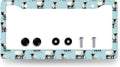 Cute Sheep License Plate Frame Animals License Plate Holder Stainless Steel Funny Design Compatible with Standard License Plate for USA Canada 12.3" x 6.3" with 2 Screws