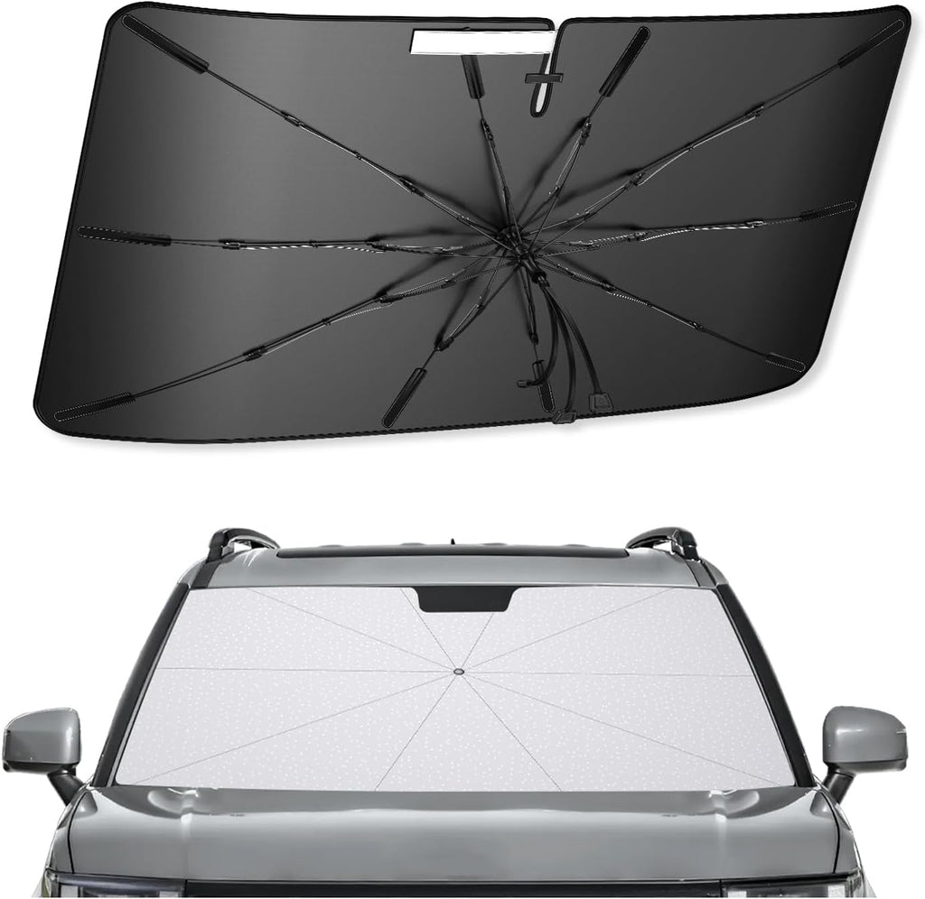 SXCY for 2024 2025 Hyundai Santa Fe Windshield Umbrella Sunshade [Easier Foldable] 2024 2025 Santa Fe Accessories Sunshade Umbrella for 2024 2025 Santa Fe Windshield Umbrella Sun Shade