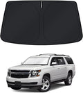 KUST Windshield Sun Shade for 2015-2020 Chevrolet Chevy Suburban/Tahoe, GMC Yukon XL, Yukon Denali XL Accessories Front Window Shade Sun Visor Cover Foldable Blocks UV Rays Keep Your Car Cooler